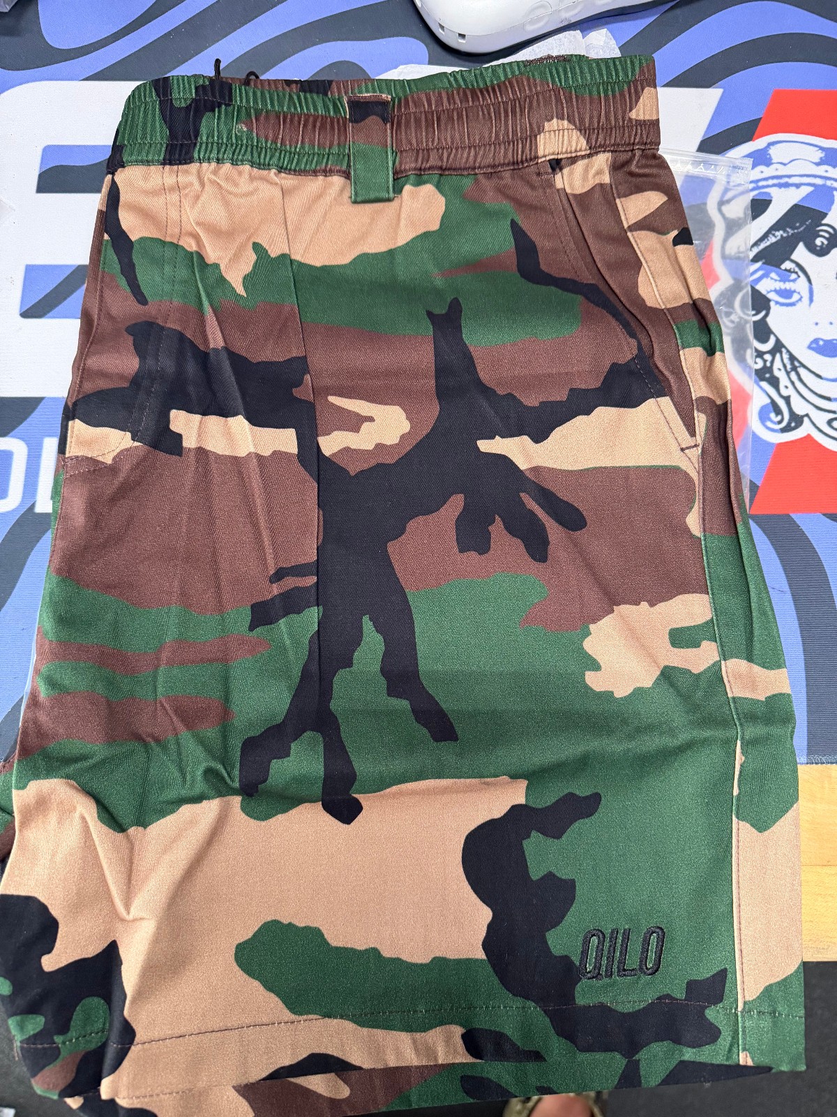 QILO Tactical X Wrmfzy Tactical M81 Woodland camo edc carry Shorts XXL Sold Out