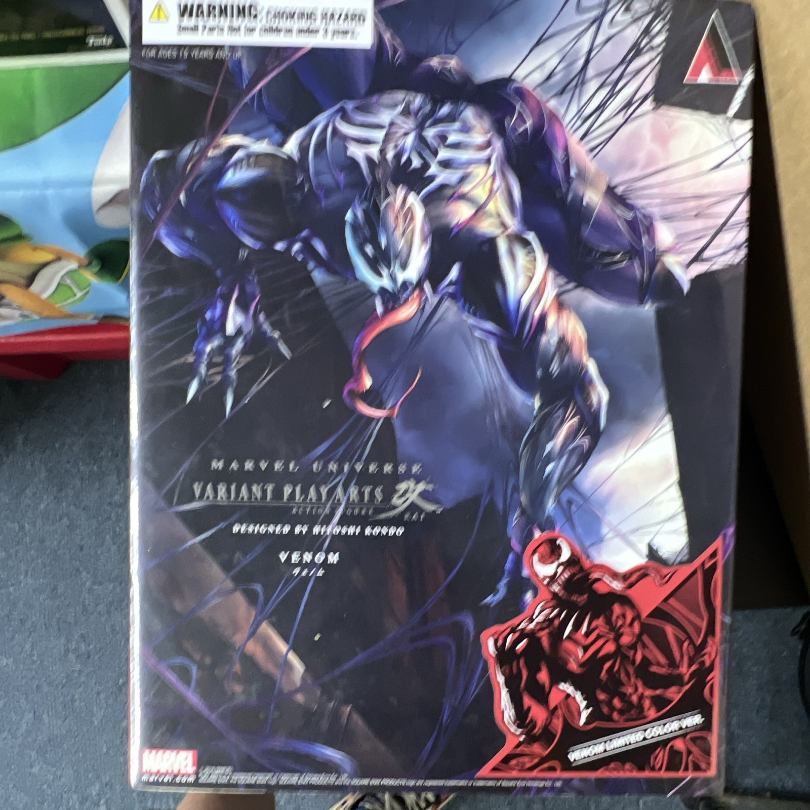 Square Enix Variant Play Arts Kai Venom Action Figure Boxed w/Alt Hands & Head Square Enix Variant Play Arts Kai Venom Action Figure Boxed w/Alt Hands & Head