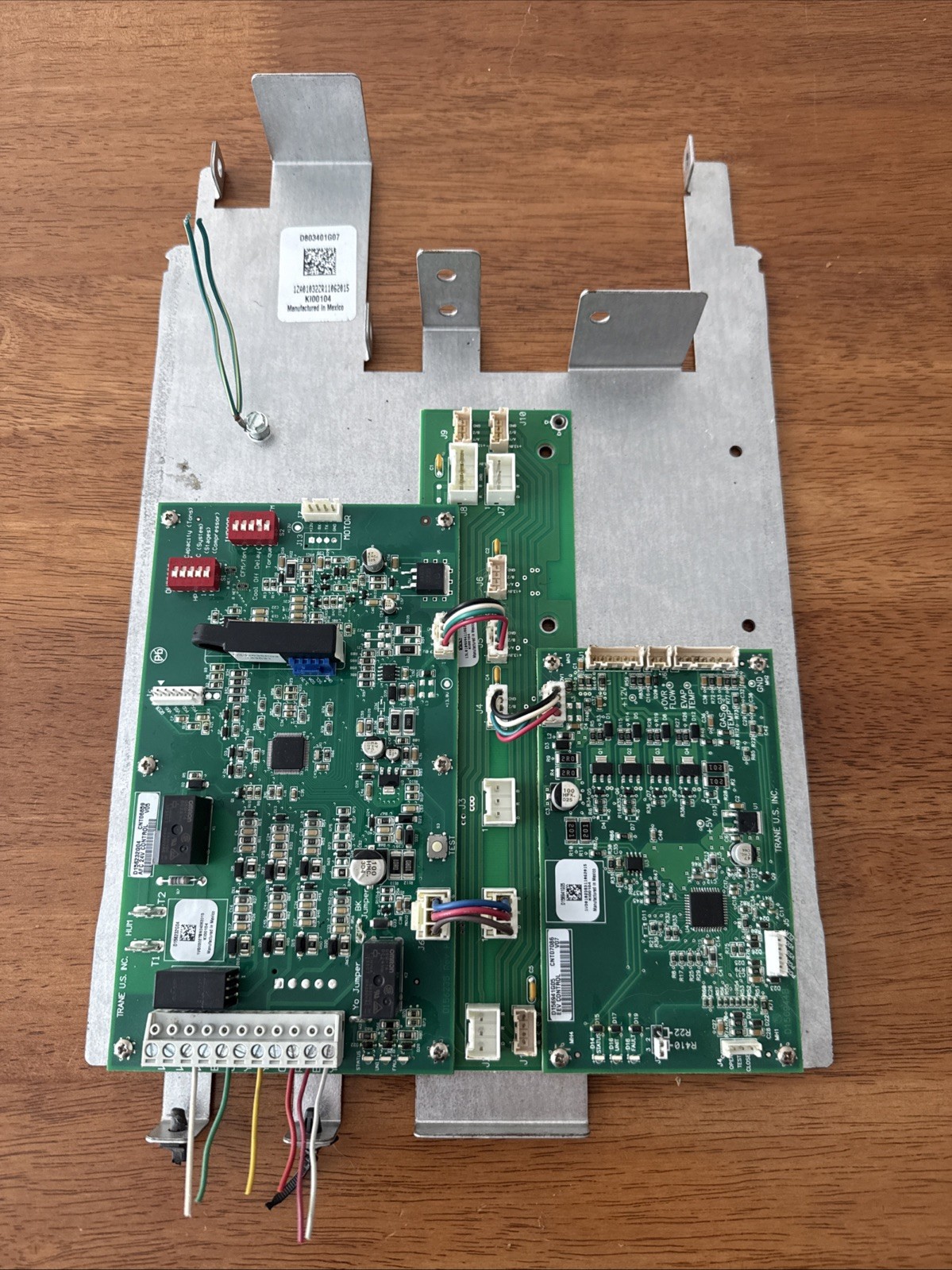 Trane D803401G07 Complete Control Board with Back Plane K100104