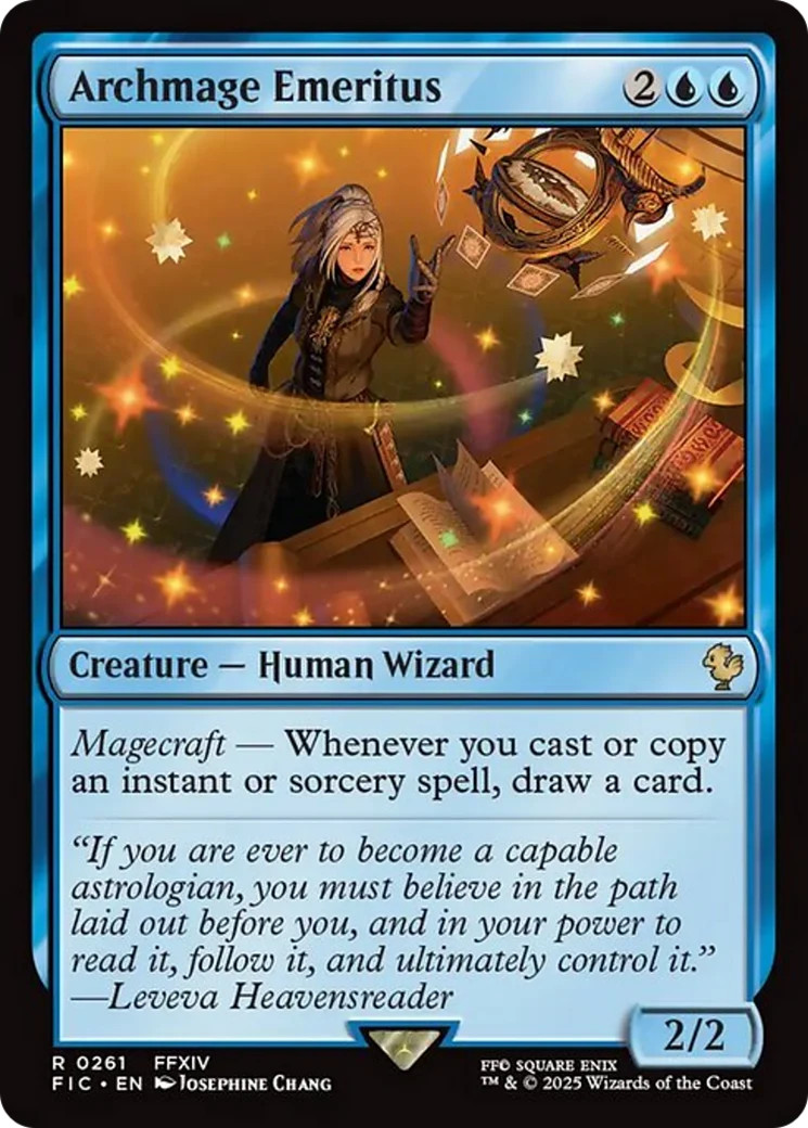 MTG Archmage Emeritus [FINAL FANTASY Commander] Near Mint Magic