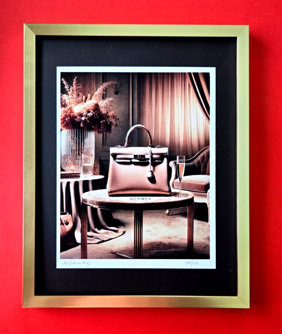 ALEXANDER DULAC + HERMES SPIRIT Hand Signed Authentic  Print LtdEd of 10 COA