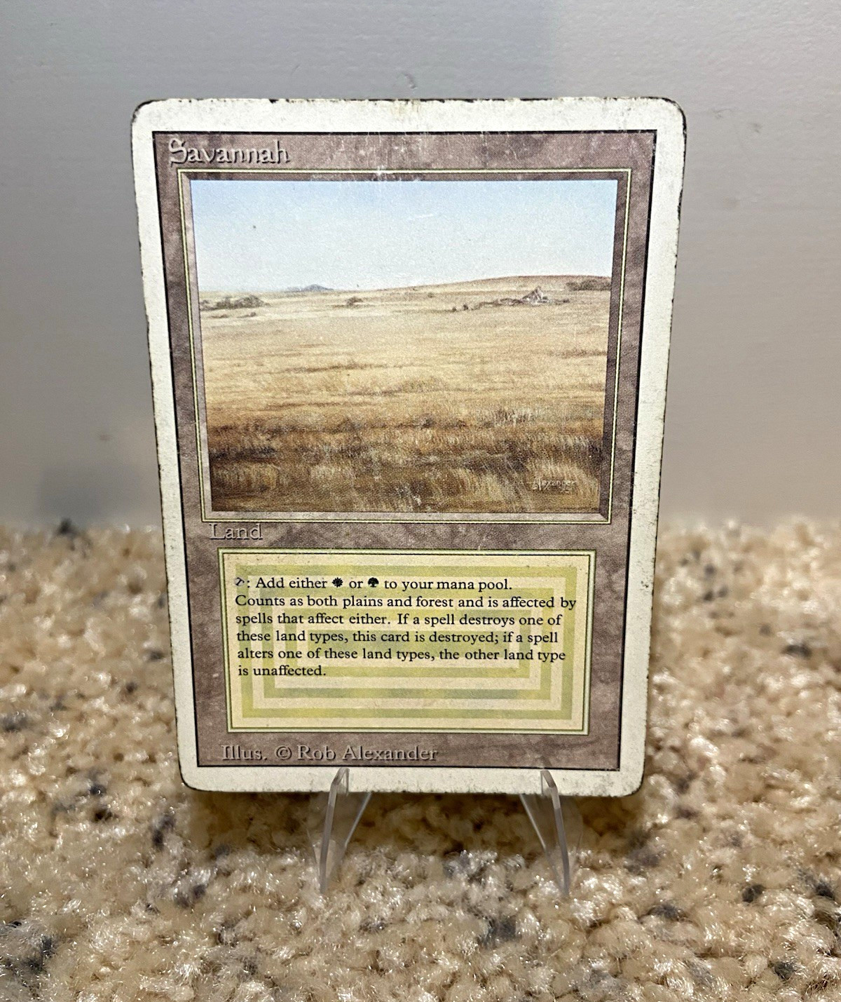 MTG Savannah Revised Edition HP Rare Regular English MTG Savannah Revised Edition HP Rare Regular English