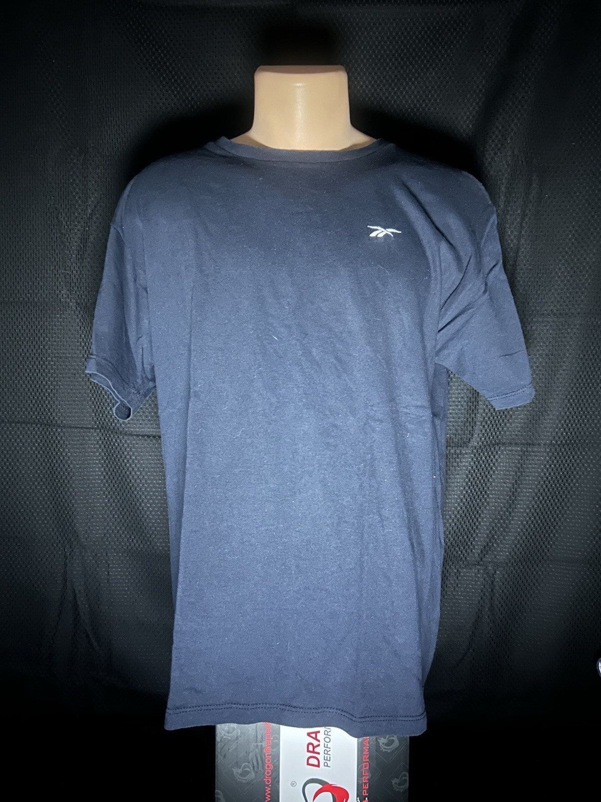 Vintage Reebok T-Shirt Navy Blue Embroidered Logo Made in USA 90s Y2K Vintage Reebok T-Shirt Navy Blue Embroidered Logo Made in USA 90s Y2K