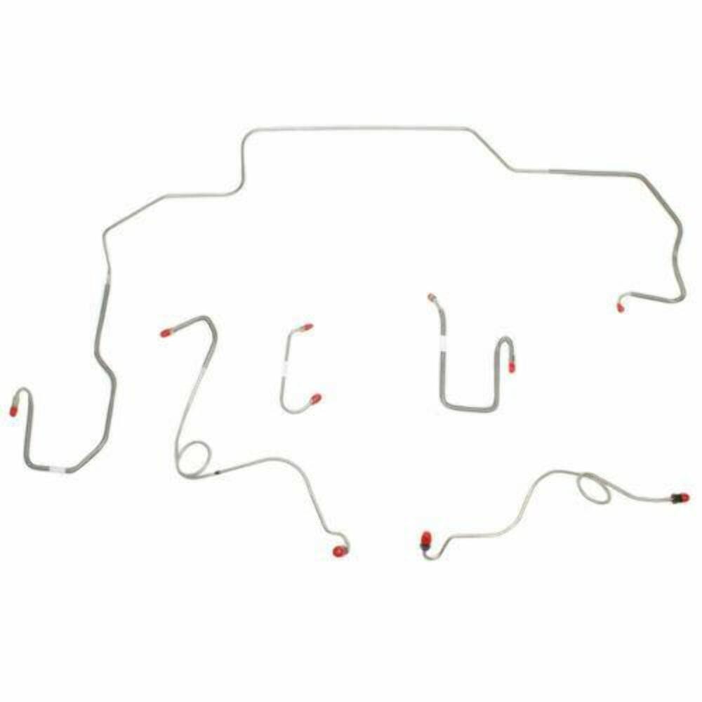 1968-70 Dodge Coronet Front Brake Line Kit Power Disc Brakes Steel-RKT6803OM