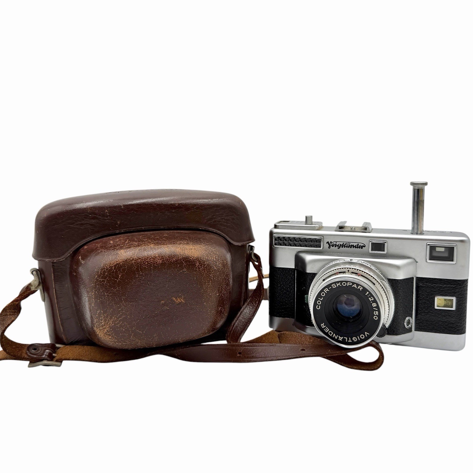 Voigtlander Vitessa T 35mm Camera w/ 50mm 2.8 Lens w/ Leather Case
