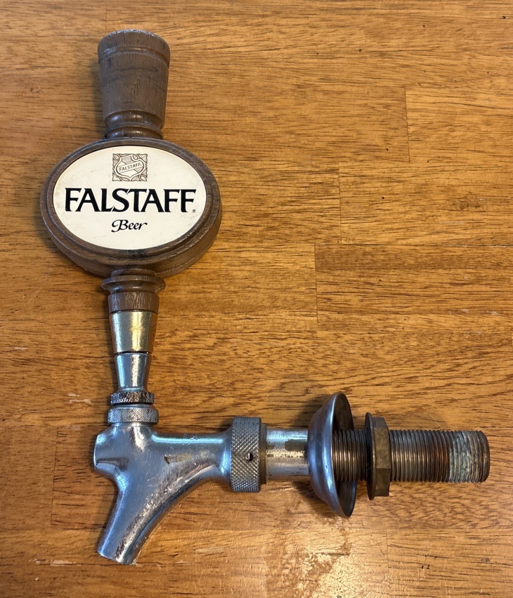 Vintage Falstaff Beer Tap Handle, Faucet & Shank Assembly Vintage Falstaff Beer Tap Handle, Faucet & Shank Assembly