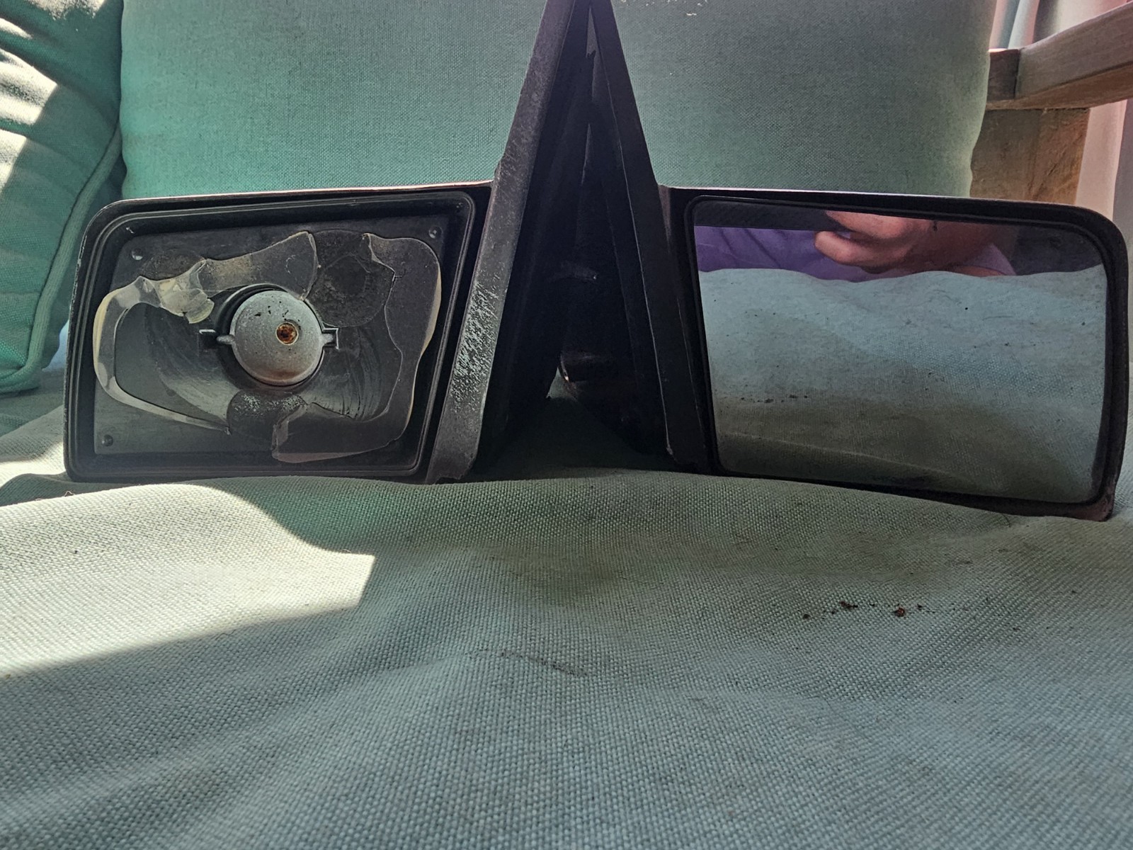 88-94 OBS 454 SS Factory Metal Sport Mirrors Chevy GMC Truck PAIR 454SS OEM 2 88-94 OBS 454 SS Factory Metal Sport Mirrors Chevy GMC Truck PAIR 454SS OEM 2