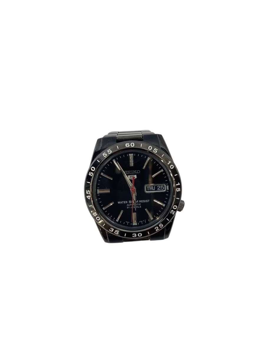 [a3S] SEIKO Watch Analog Stainless BLK SLV 7s26 02t0