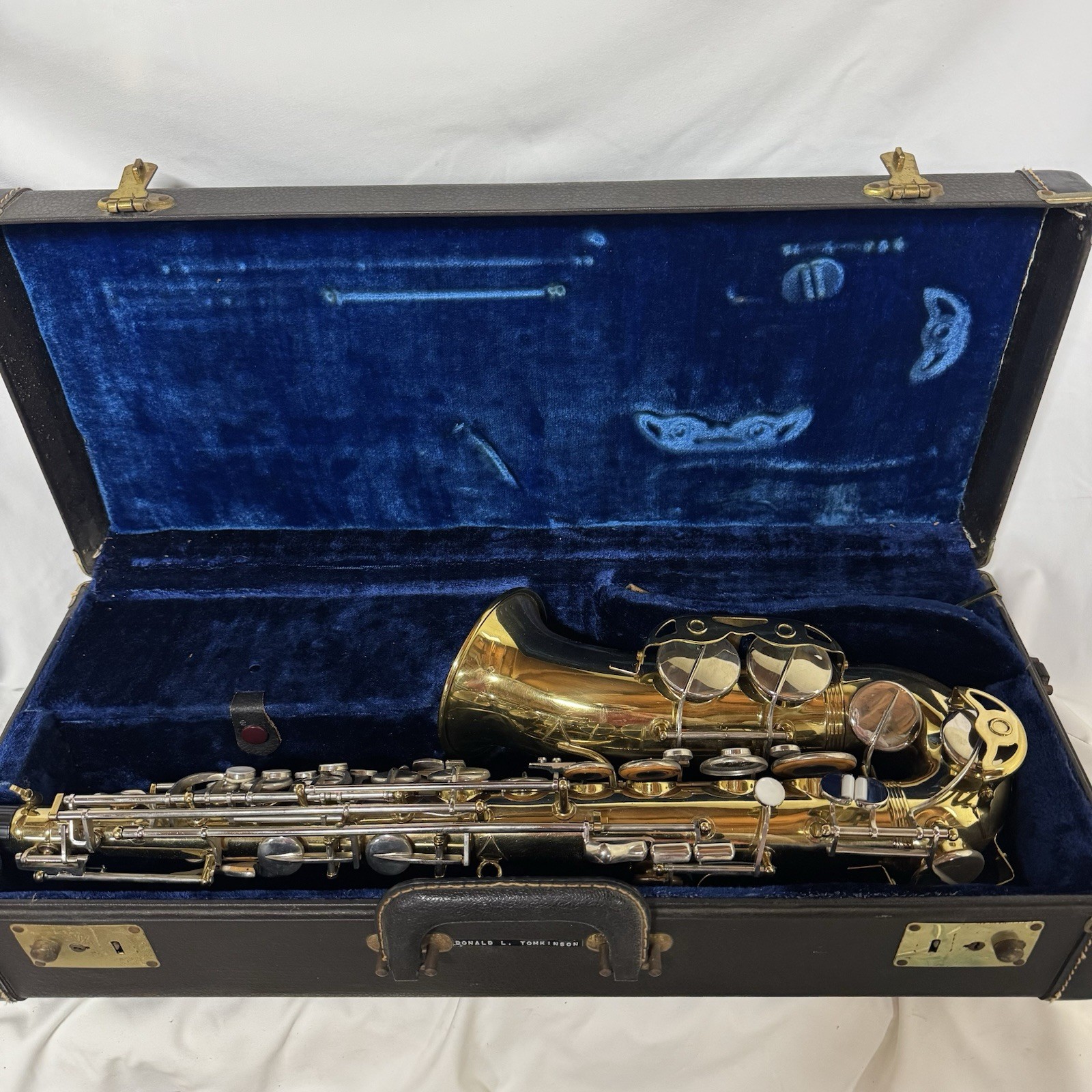Vintage F.E. Olds Parisian Ambassador Alto Saxophone Made In France w/ Case