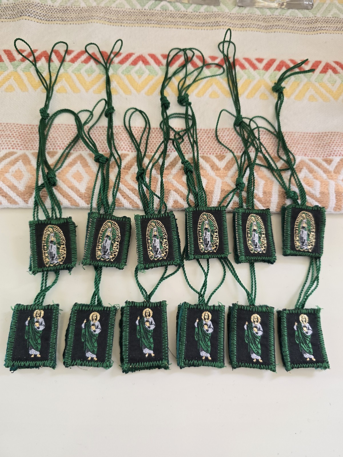12 Scapular Escapulario San Judas St. Jude Virgen De Guadalupe Favors Recuerdos 12 Scapular Escapulario San Judas St. Jude Virgen De Guadalupe Favors Recuerdos