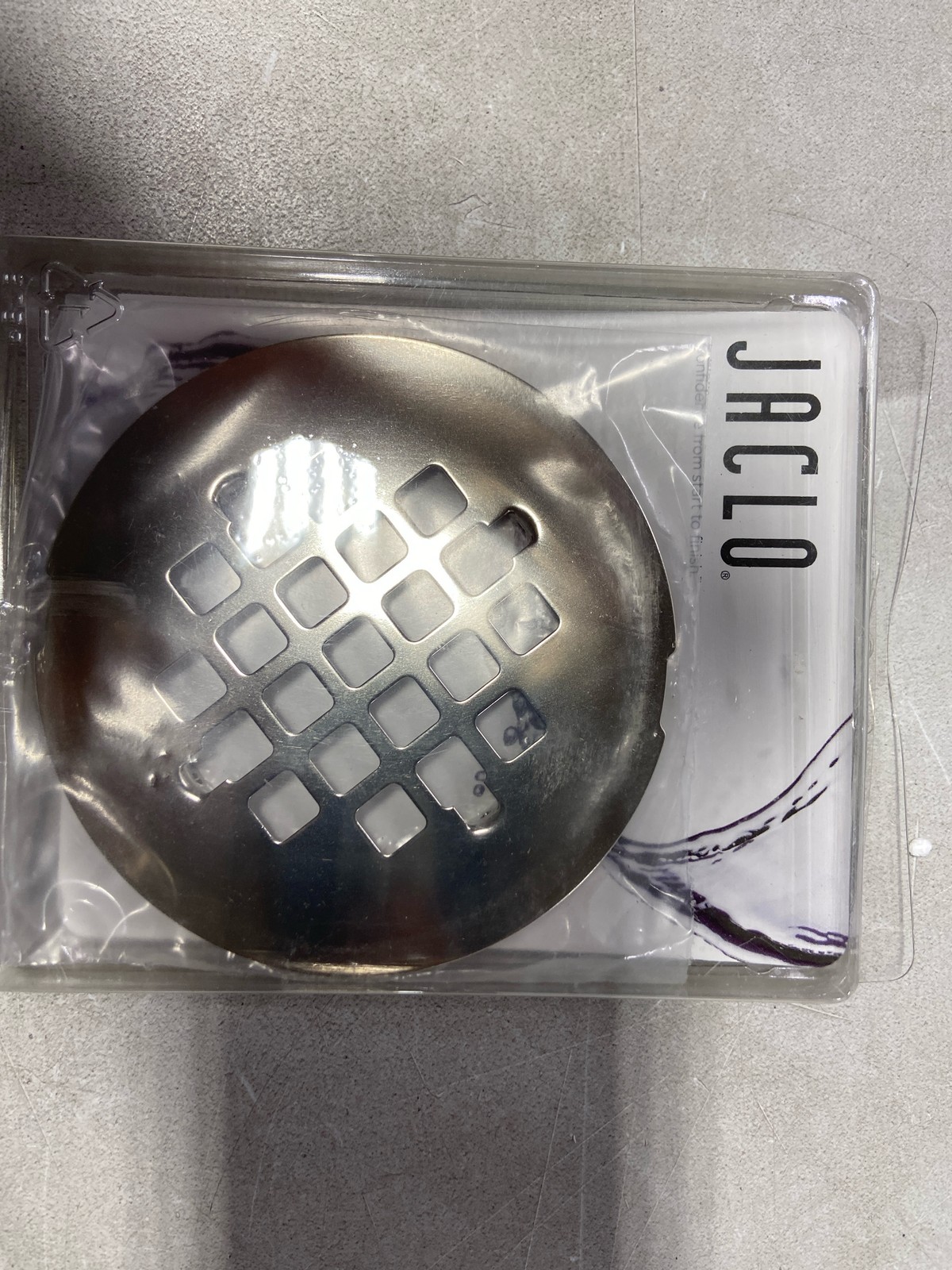 Jaclo 6236-PN Shower Drain Snap In Plate (4-1/4\