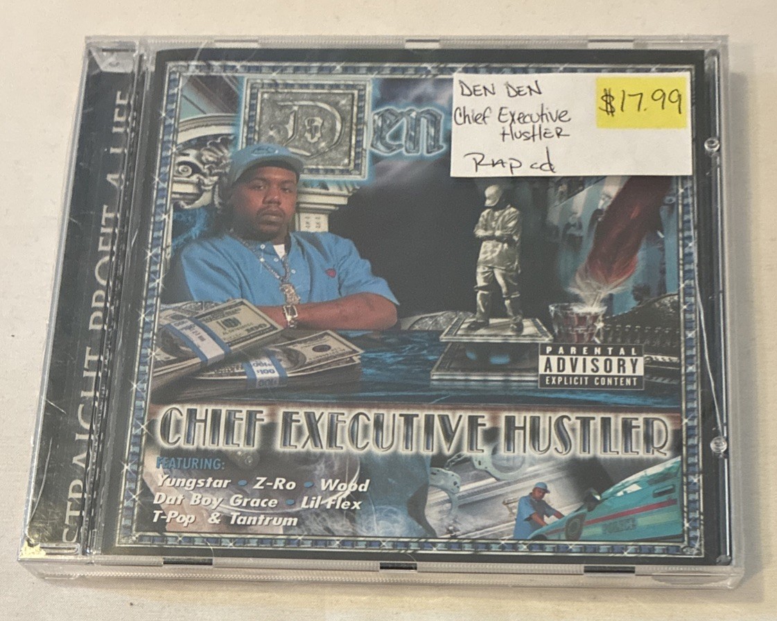 Chief Executive Hustler by Den Den (CD, 2002) Sealed/ Cracked Case