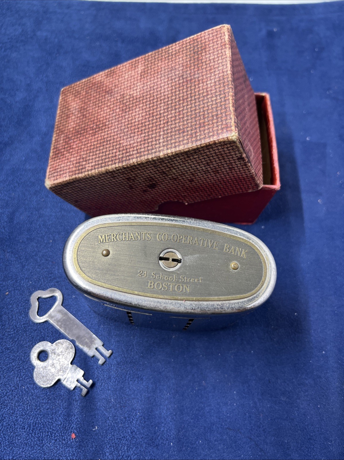 SCARCE |Traveling Teller Bank | Merchants Cooperative Boston, MA | LOT Z-546