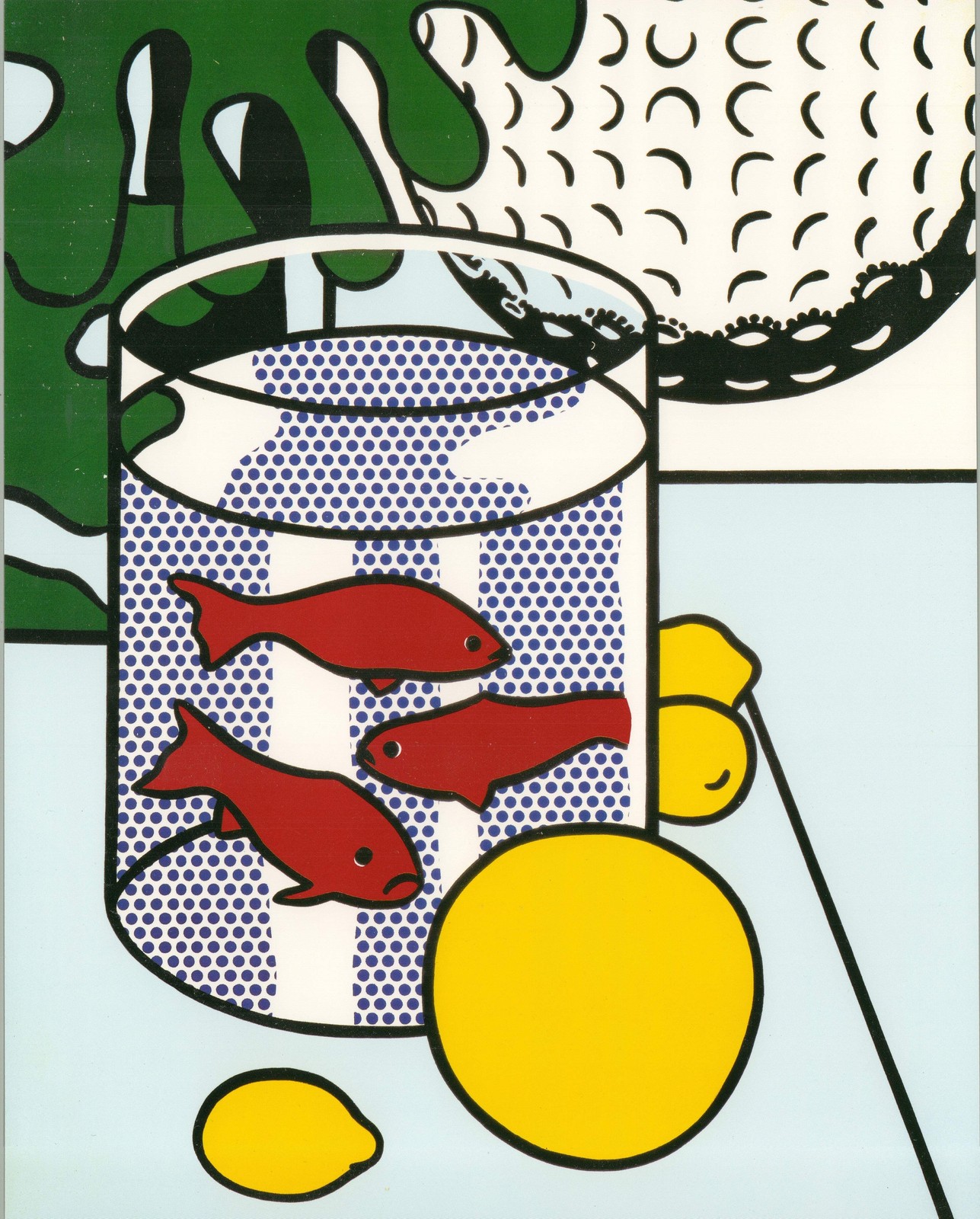 ROY LICHTENSTEIN Still Life with Goldfish Bowl 10.25\