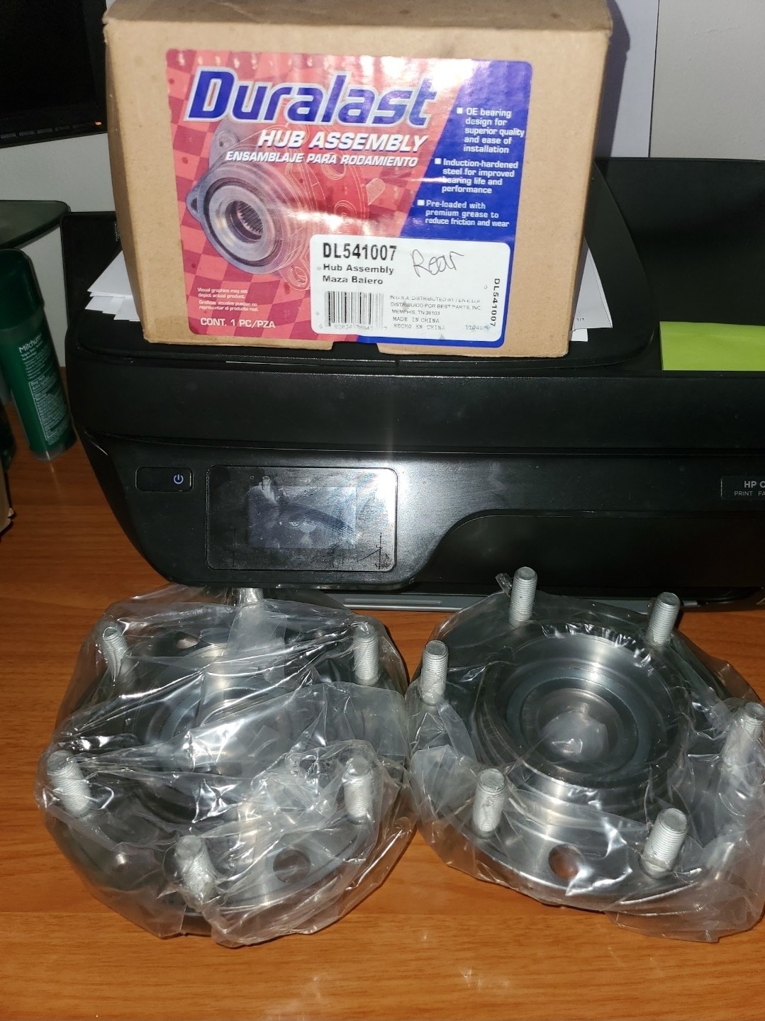 Duralast Wheel Bearing/Rear Hub Assemblies — DL541007 Duralast Wheel Bearing/Rear Hub Assemblies — DL541007