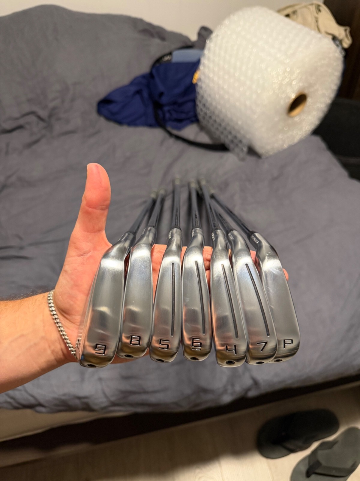 taylormade p790 iron set 2025 left handed MINT CONDITION taylormade p790 iron set 2025 left handed MINT CONDITION