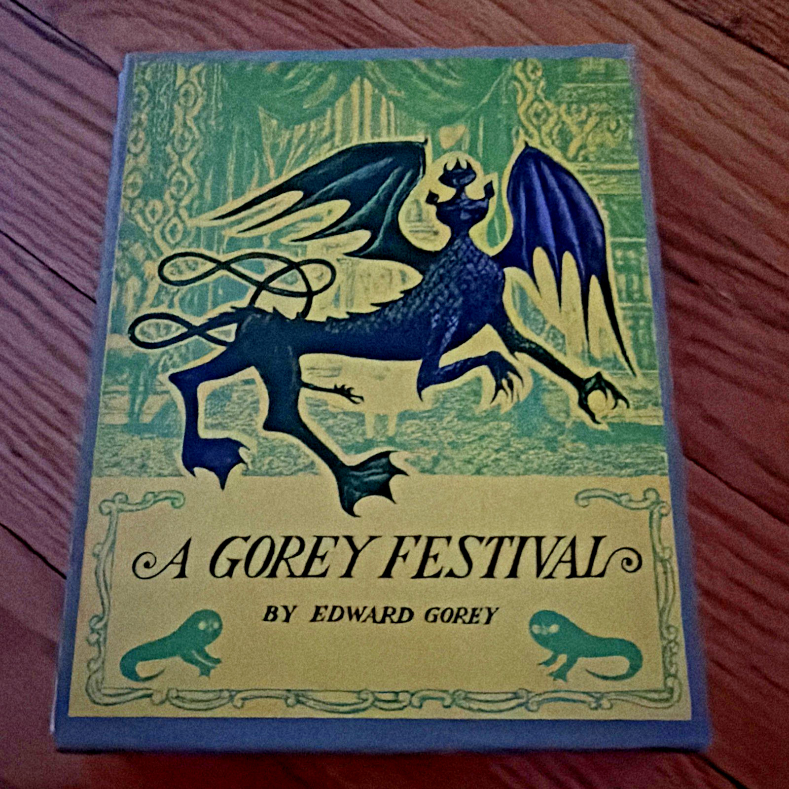 A Gorey Festival (Box set of 4 Edward Gorey titles) 1968 Obolensky Very Good