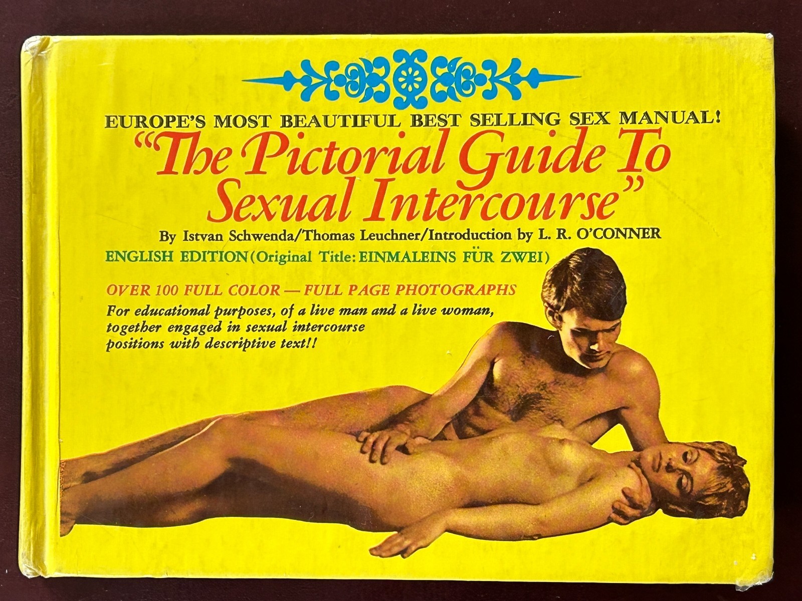 Vintage Rare Book “The Pictorial Guide To Sexual Intercourse” Istanbul Schwenda