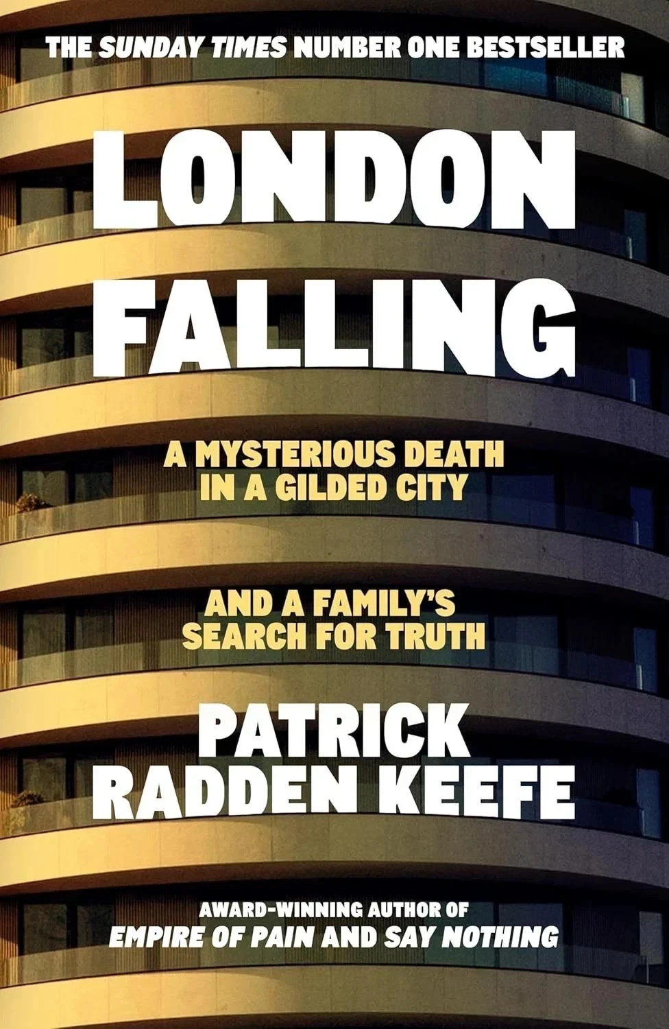 London Falling By Patrick Radden Keefe Paperback Book 