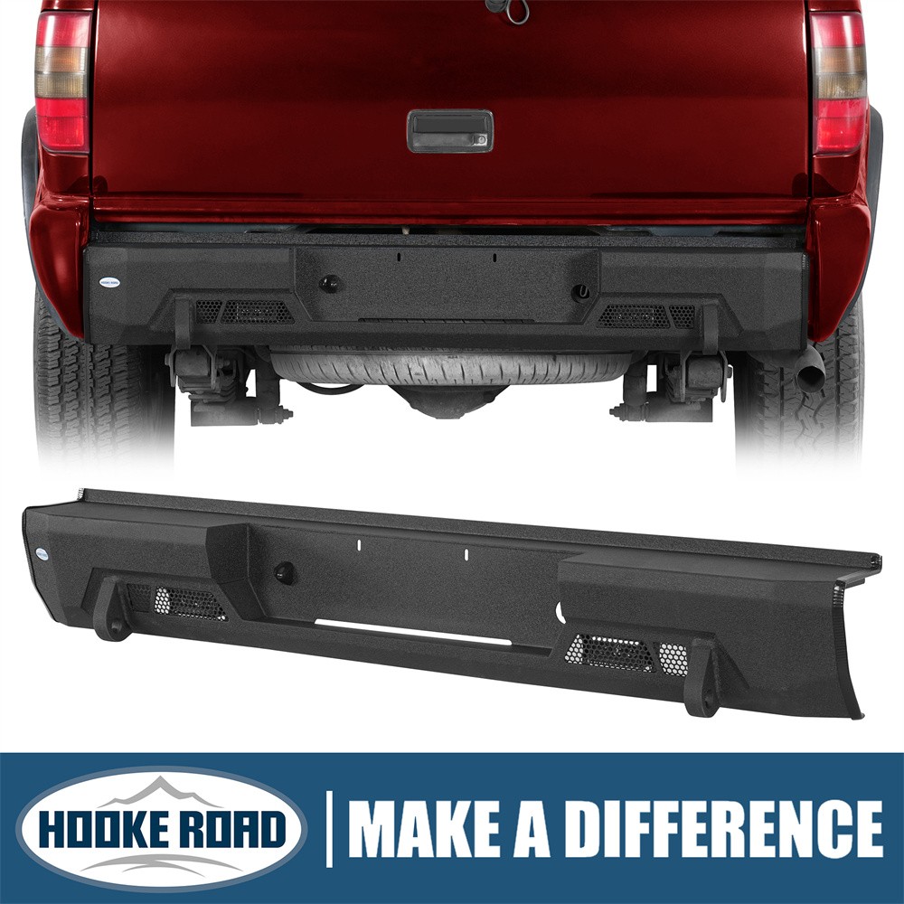Hooke Road Off-Road Rear Step Bumper w/LED Lights For 1995-2005 Chevy S10 Blazer Hooke Road Off-Road Rear Step Bumper w/LED Lights For 1995-2005 Chevy S10 Blazer