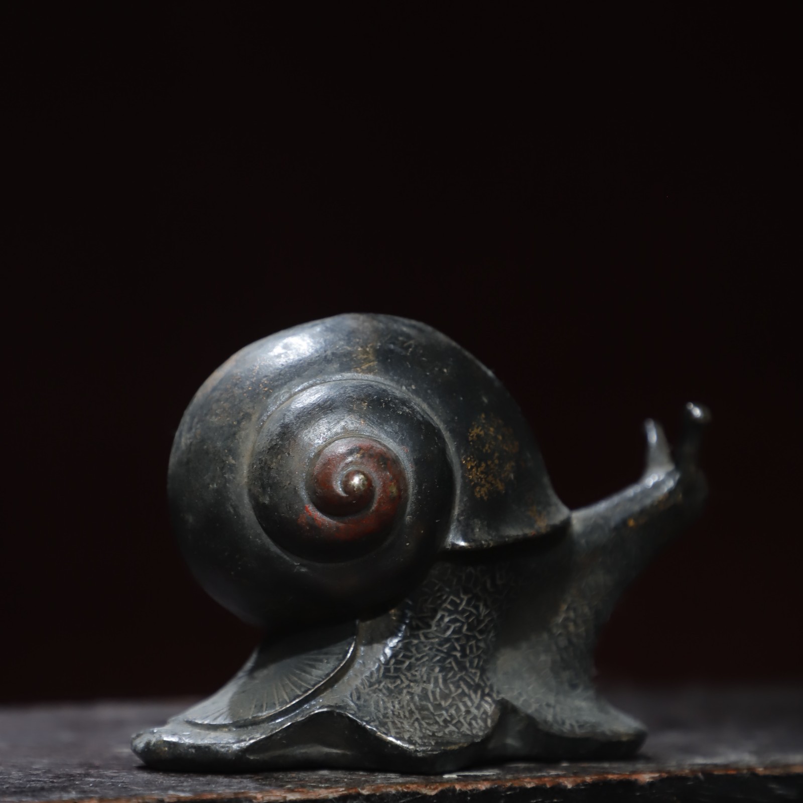 Copper Tuojin Snail Ornament
