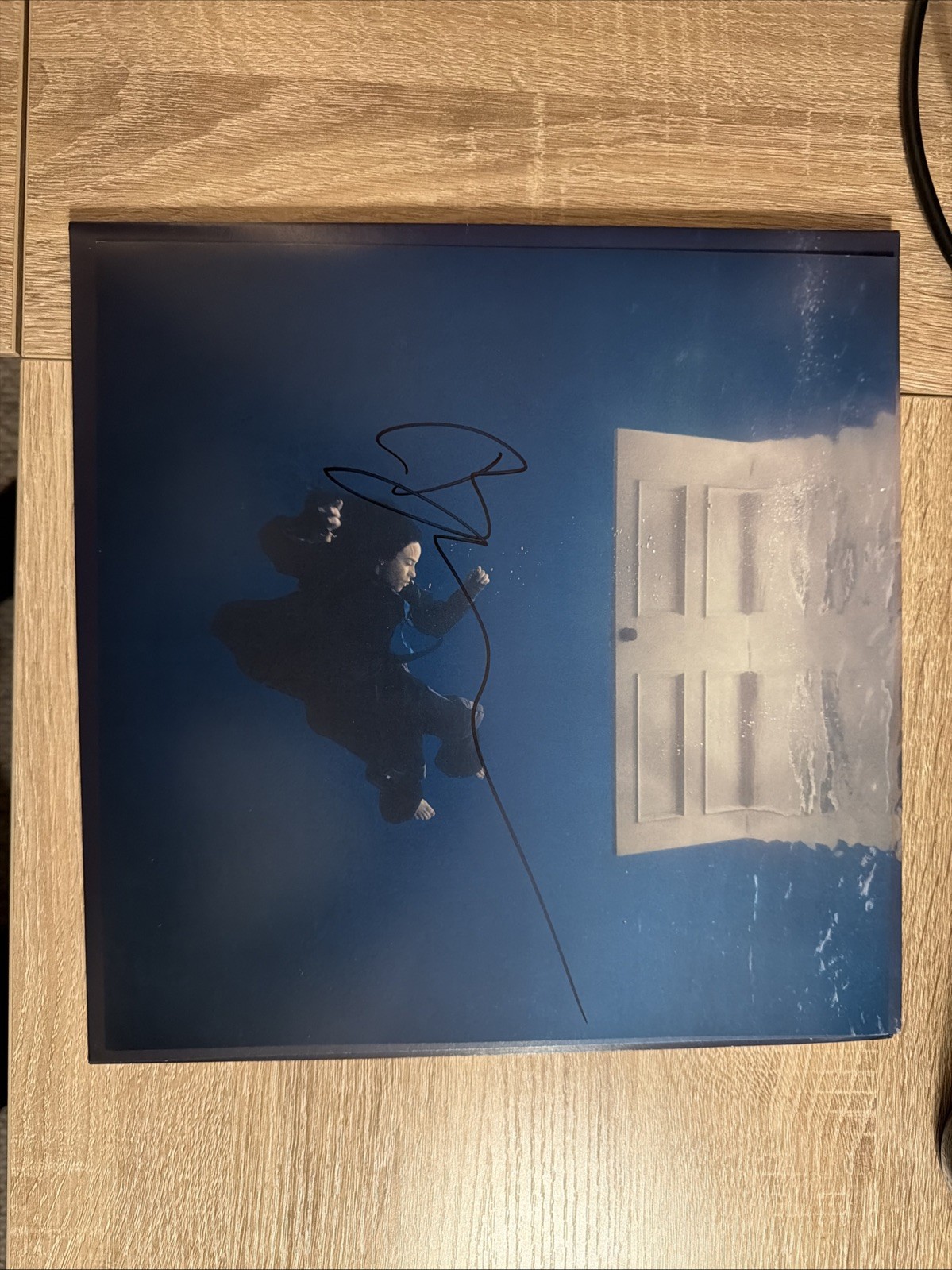 BILLIE EILISH HIT ME HARD and SOFT SIGNED VINYL LP COVER AUTOGRAPH