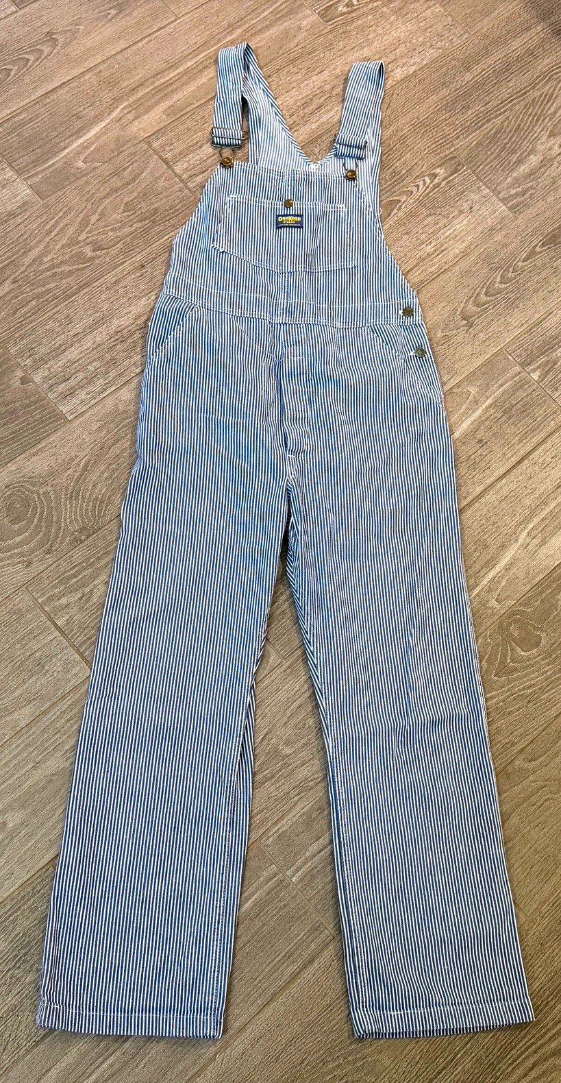 VTG Adult OshKosh B’Gosh Railroad Overalls Striped Vestbak USA 90’s VTG Adult OshKosh B’Gosh Railroad Overalls Striped Vestbak USA 90’s
