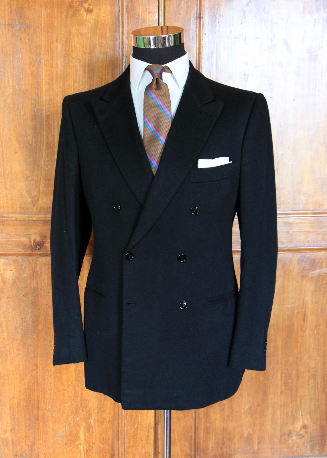 Sartoria Carosi Roman bespoke double breasted cashmere blazer 48-50EU/38-40UK Sartoria Carosi Roman bespoke double breasted cashmere blazer 48-50EU/38-40UK
