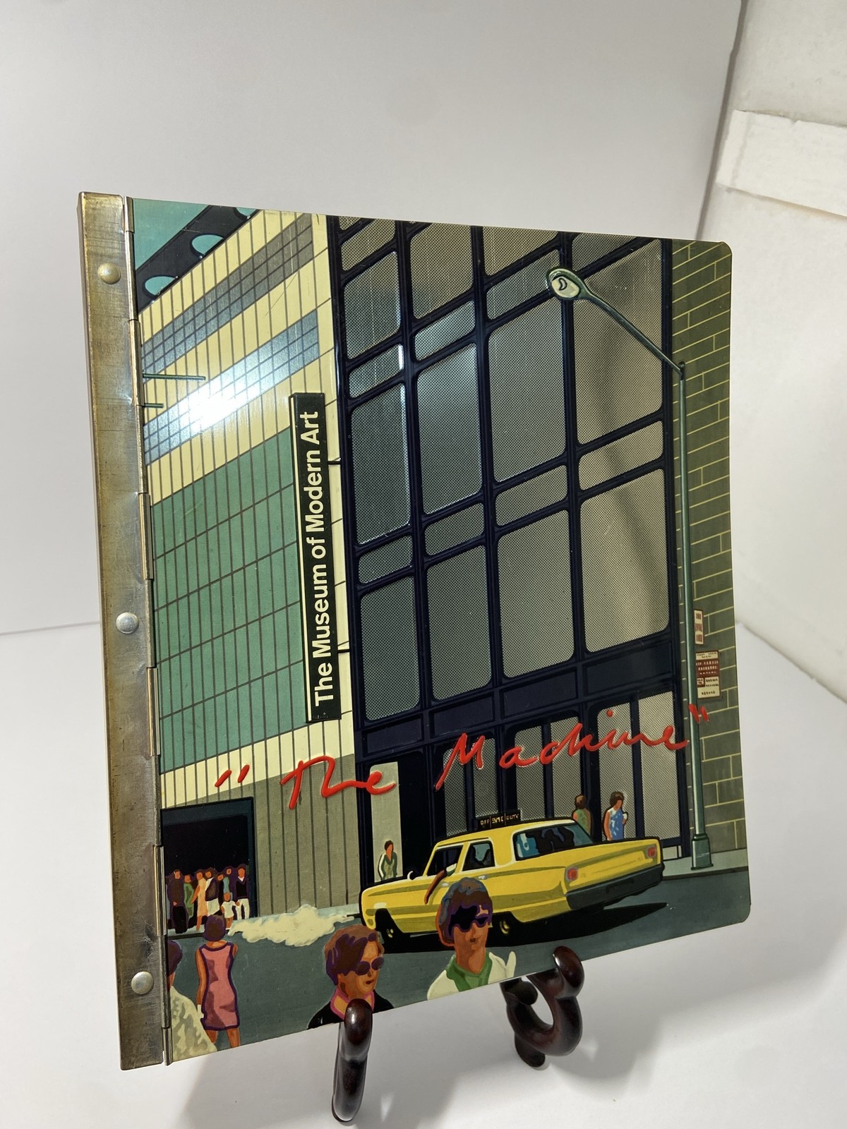 Vintage 1968 The Machine Mechanical Age Pontus Hulten MoMA HC Metal Art Book