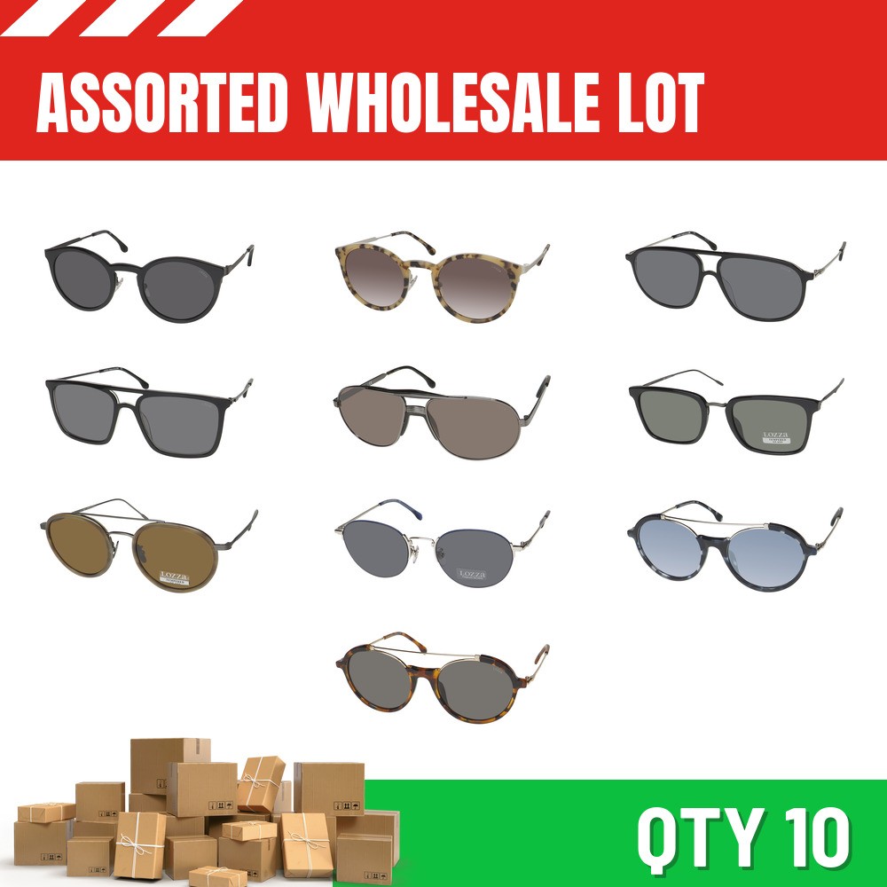 WHOLESALE ASSORTED LOT 10 LOZZA SUNGLASSES popular styles liquidation designer