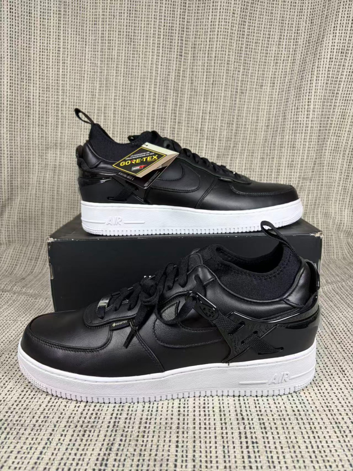 Undercover x Nike Air Force 1 Low SP GORE-TEX \'Black\' Men\'s Shoes DQ7558-002
