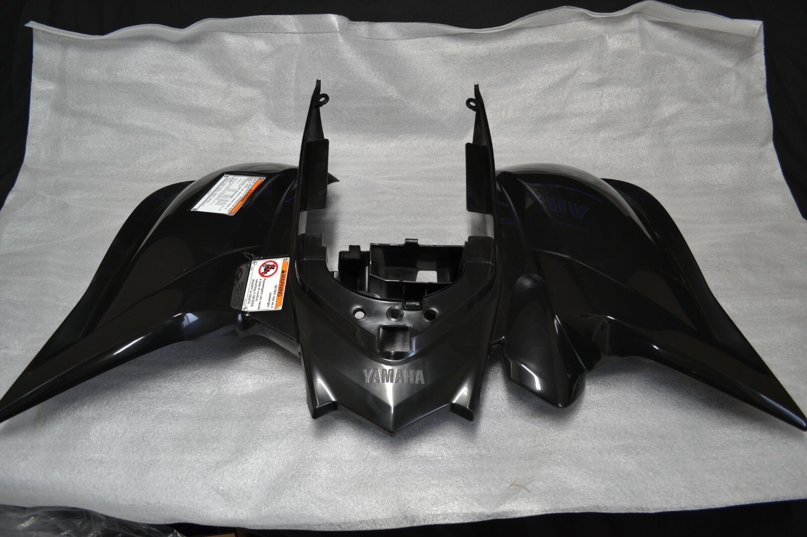 06-26 Yamaha Raptor 700 FENDER REAR BLACK Plastic GENUINE OEM 700R 🔥FAST SHIP
