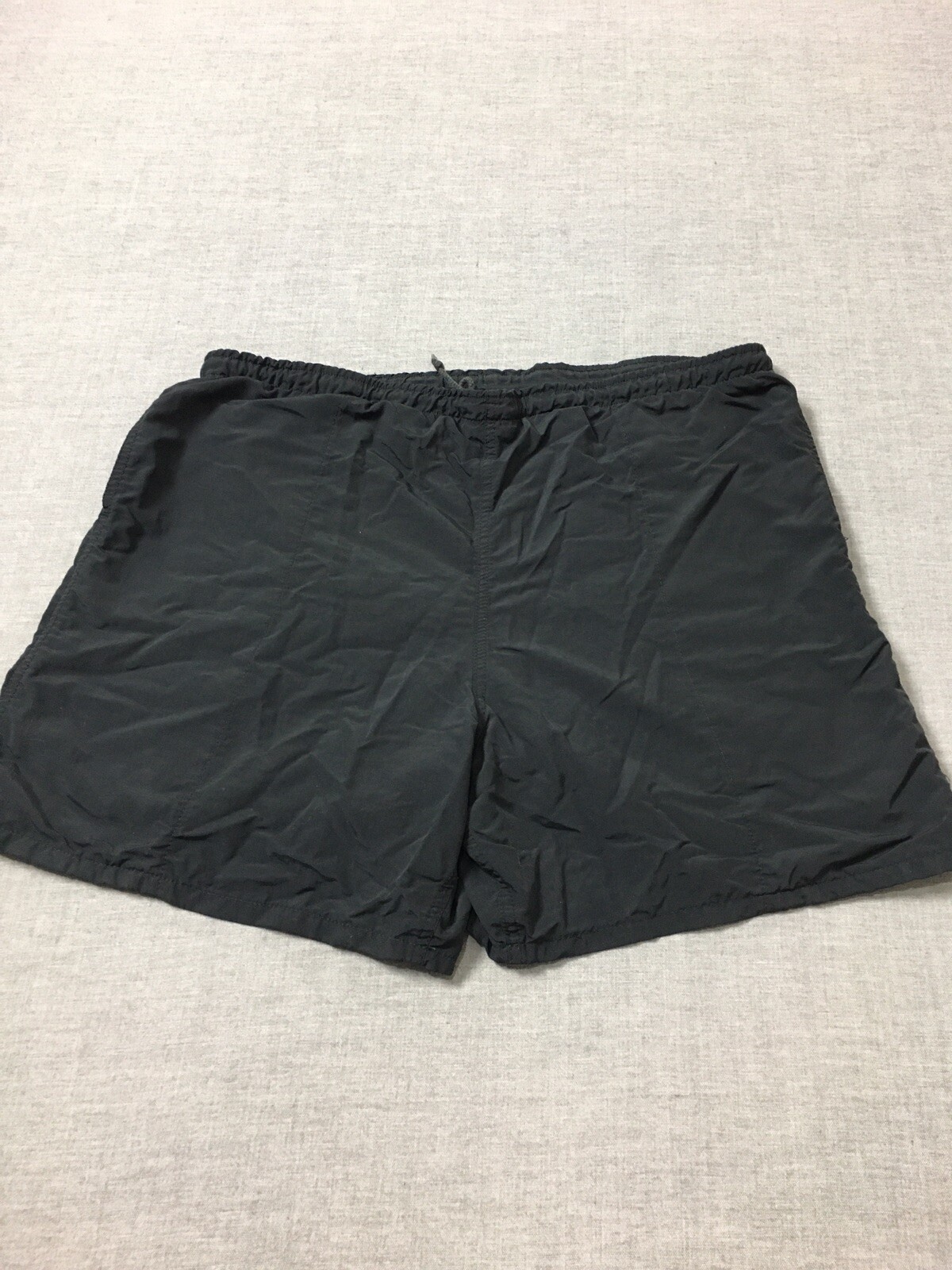 VTG LL Bean Shorts Mens Large Black Cycling Biking Padded Made in USA