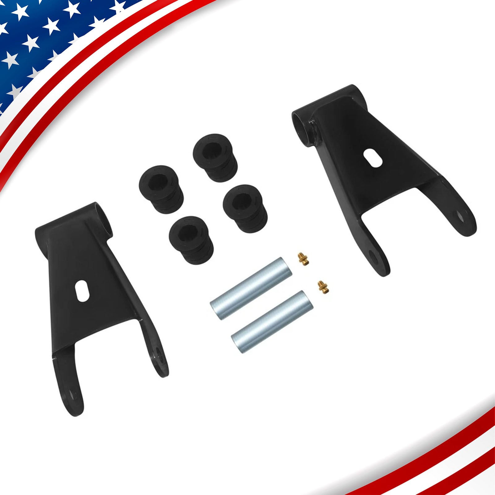 Rear Lowering Shackles Racing M-3000-HB For Ford F-150 Ford 2021 2022 2023-2026