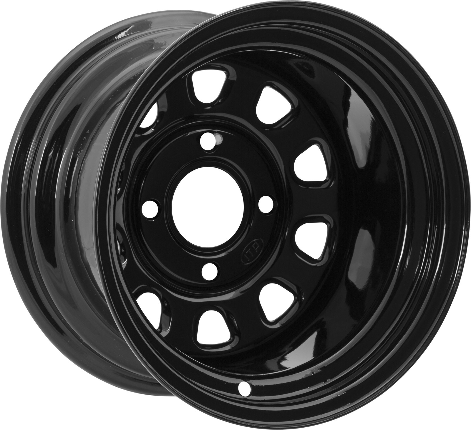 ITP Delta Steel Wheel 14x7 4/110 5+2 Offset Black ATV UTV ITP Delta Steel Wheel 14x7 4/110 5+2 Offset Black ATV UTV