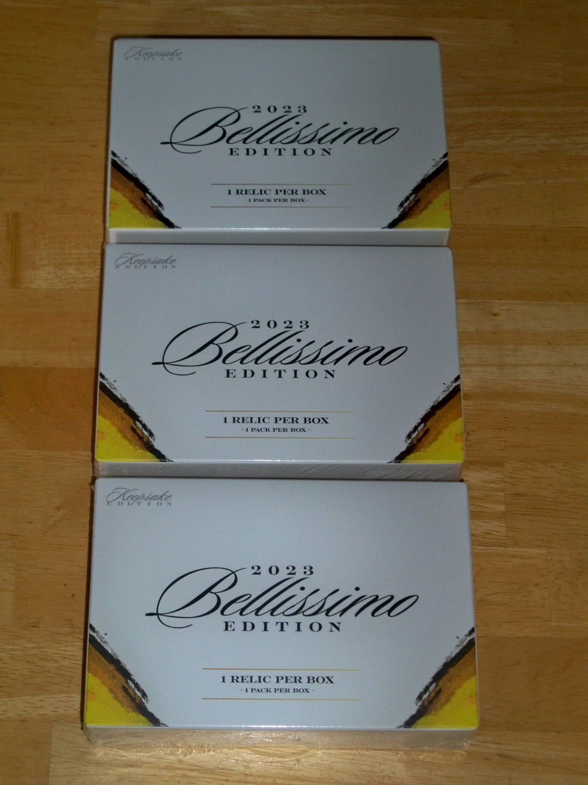 3 Sealed Keepsake Box -- 2023 BELLISSIMO Edition -- 3 Factory Boxes