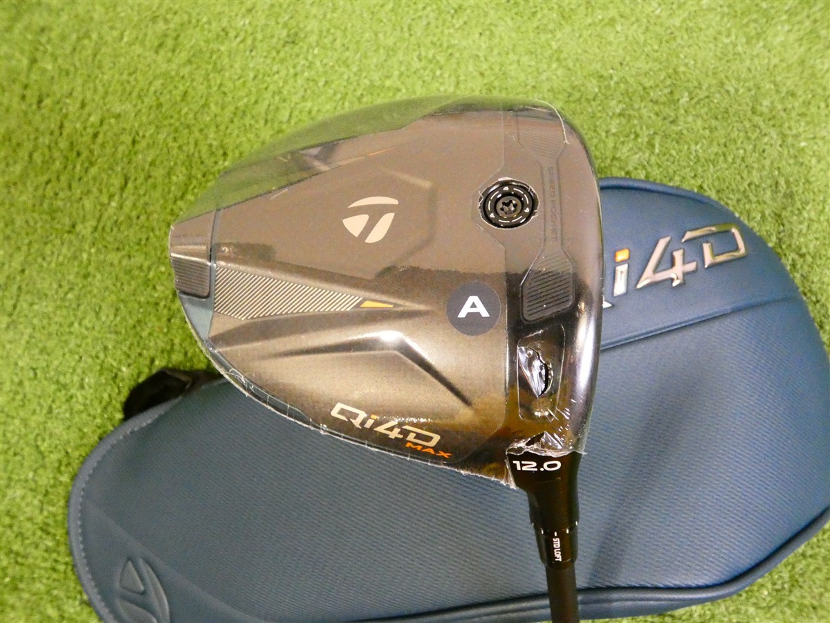 TaylorMade 2026 Qi4D Max 12* Driver REAX Mid Rotation Blue 50 A Senior w HC New TaylorMade 2026 Qi4D Max 12* Driver REAX Mid Rotation Blue 50 A Senior w HC New