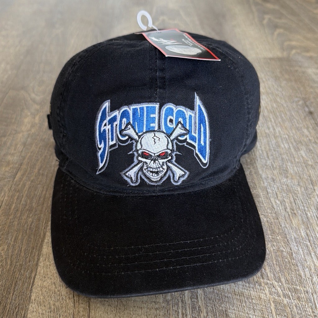 Vintage 1990s Stone Cold Steve Austin Strap Back Hat WWF Vintage 1990s Stone Cold Steve Austin Strap Back Hat WWF