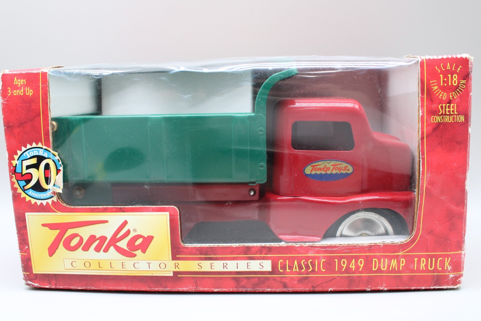 TONKA COLLECTOR SERIES CLASSIC 1949 DUMP TRUCK 1:18 50TH ANNIVERSARY 1997 NIB TONKA COLLECTOR SERIES CLASSIC 1949 DUMP TRUCK 1:18 50TH ANNIVERSARY 1997 NIB