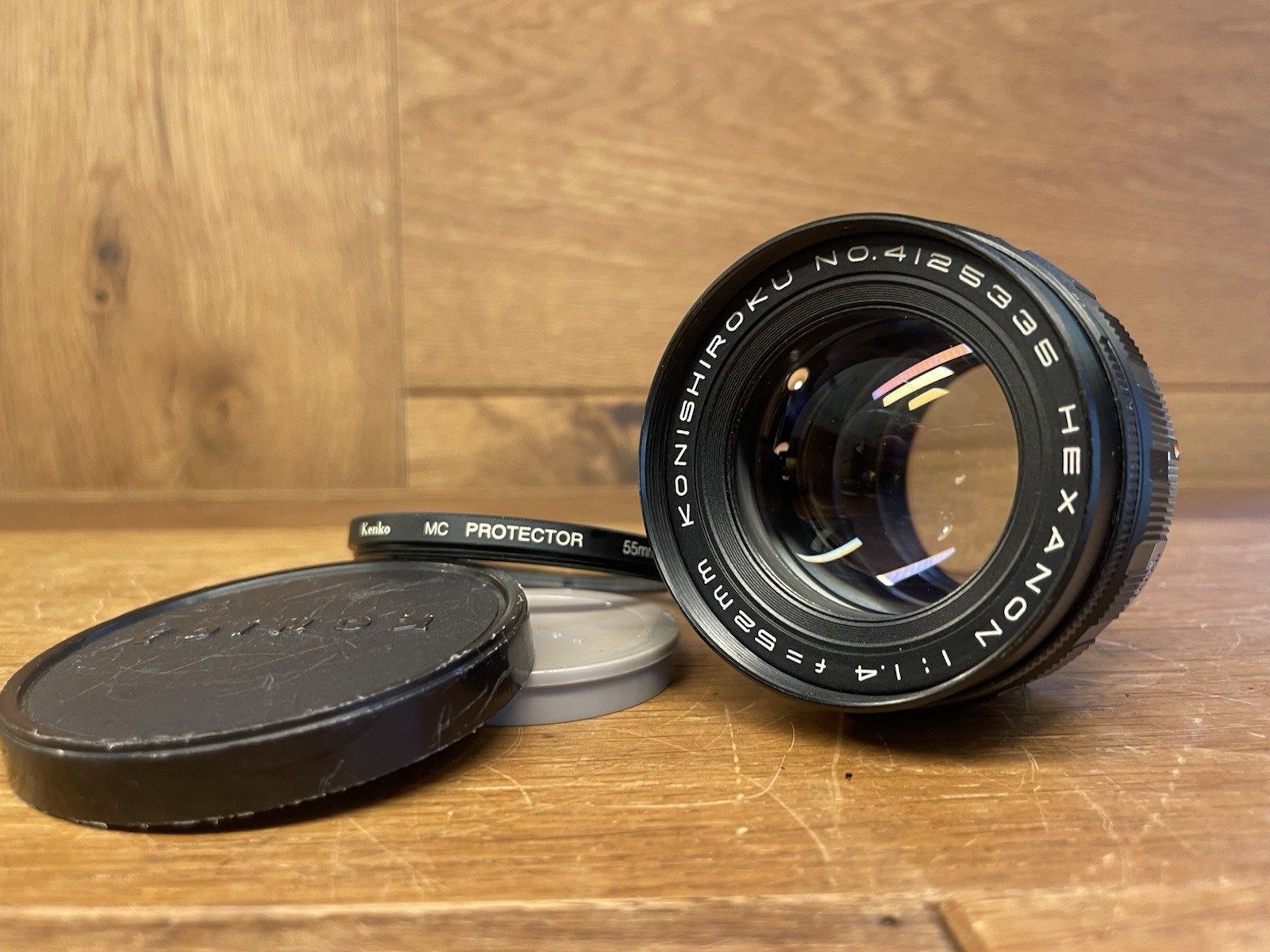 *Rare KONICA F Mount : Almost Mint* Hexanon 52mm F/1.4 Lens for F FS FP FM / JPN