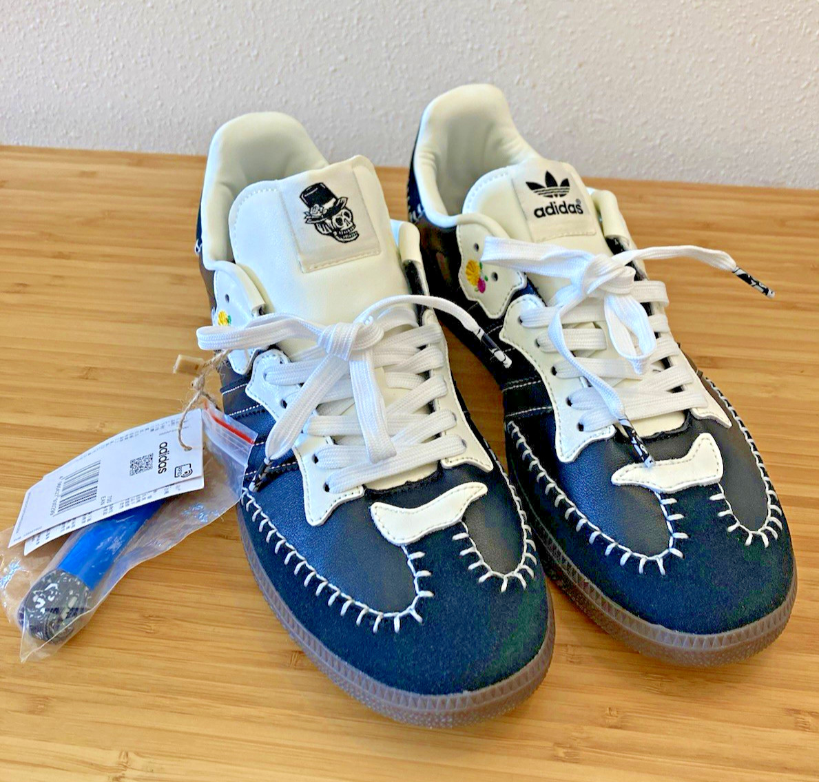 Adidas Samba OG Dia De Muertos Pack Black JI3932 Men’s US 9 RARE SAMPLE PAIR