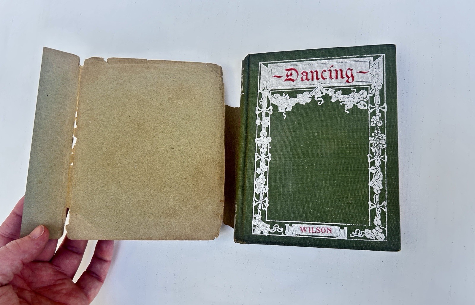 1899 Dancing Technique Antique Small Book Marguerite Wilson Decor