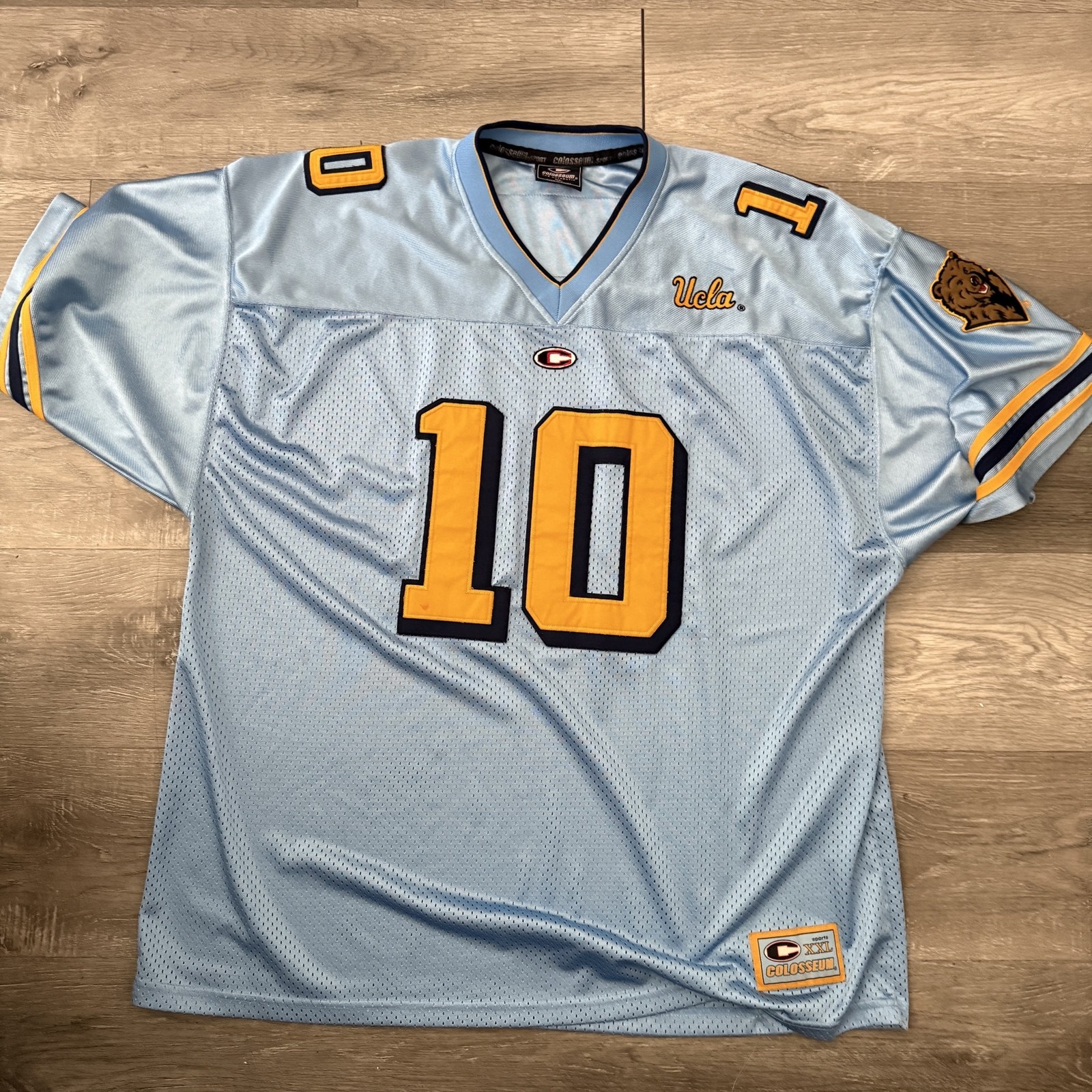 UCLA Bruins Football Jersey Mens 2XL Blue Gold NCAA College Colosseum 10