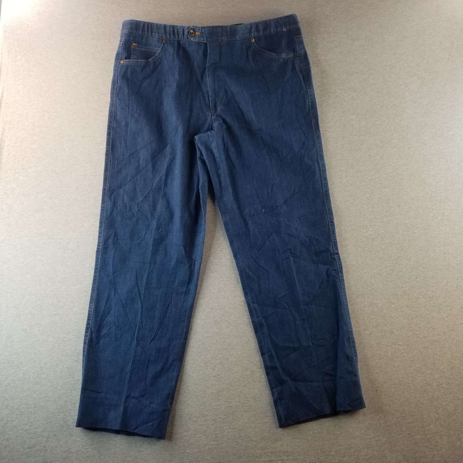 Milbern Jeans Womens Sz 36R Comfort Tech Stretch Band Waist Dark Wash Normcore