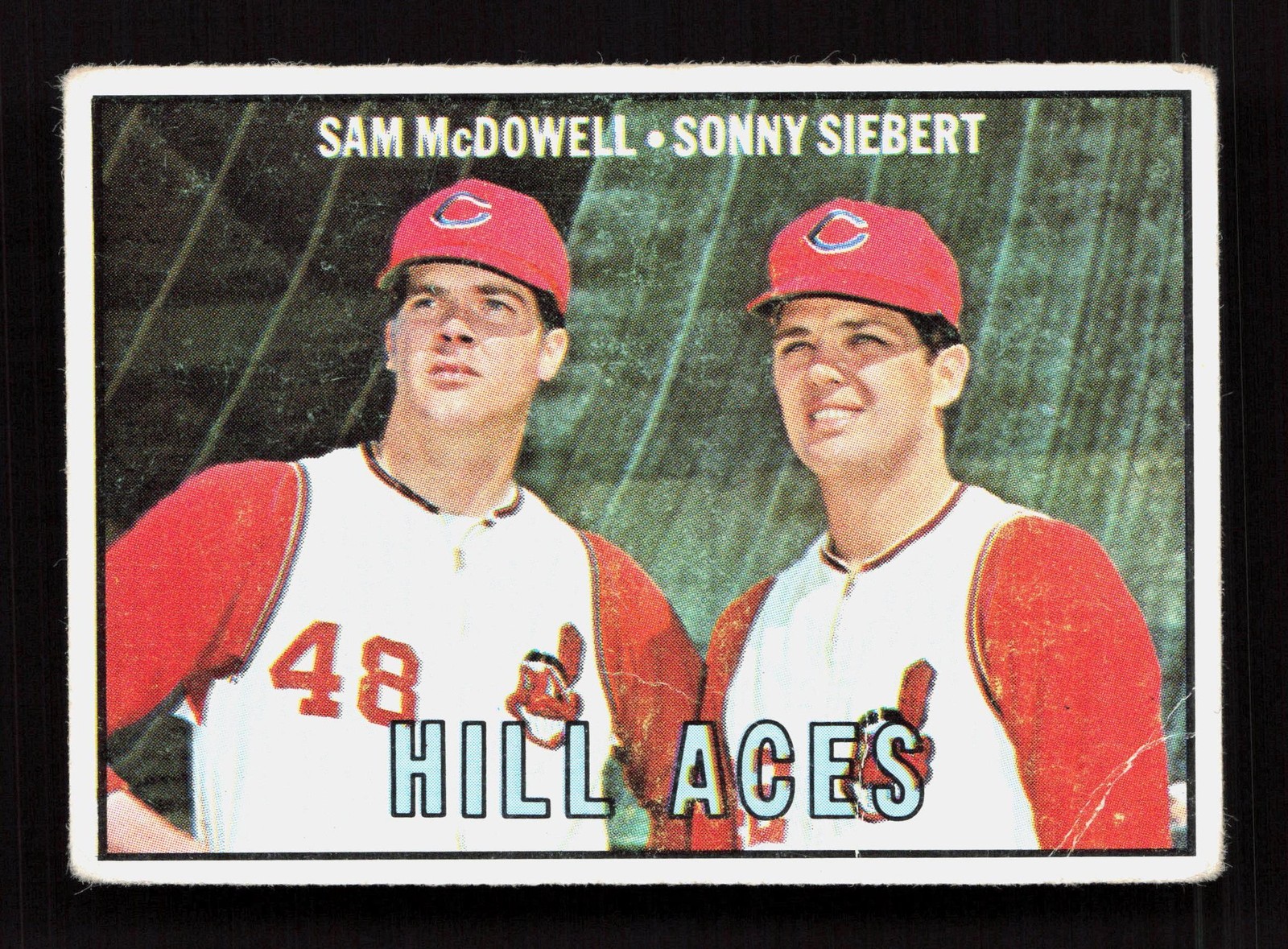 1967 Topps #463 Hill Aces (Sam McDowell / Sonny Siebert)