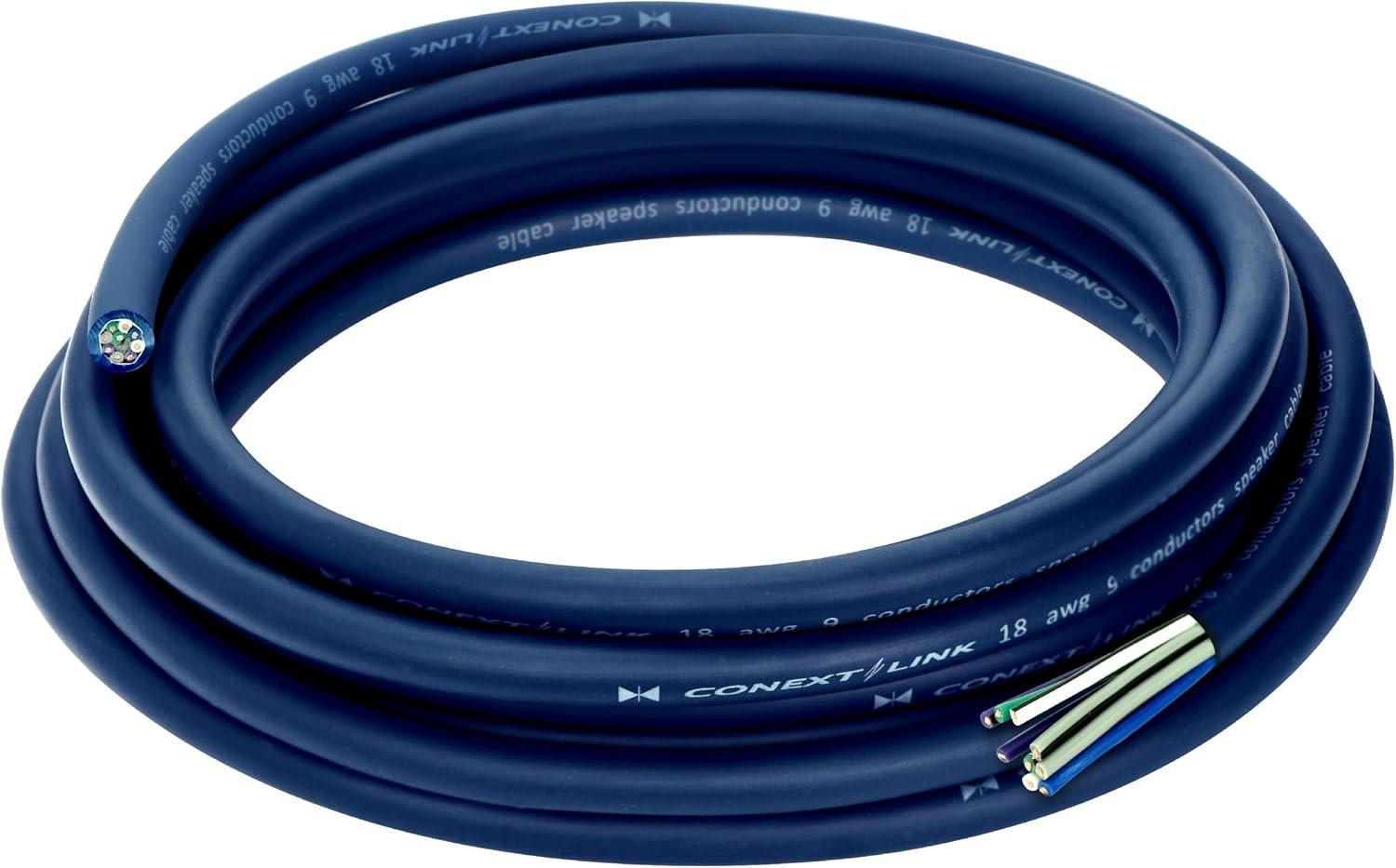 20 20 Feet 9 Conductors Blue Speed Wire Primary Wire Speaker Cable 18 AWG Gau 20 20 Feet 9 Conductors Blue Speed Wire Primary Wire Speaker Cable 18 AWG Gau