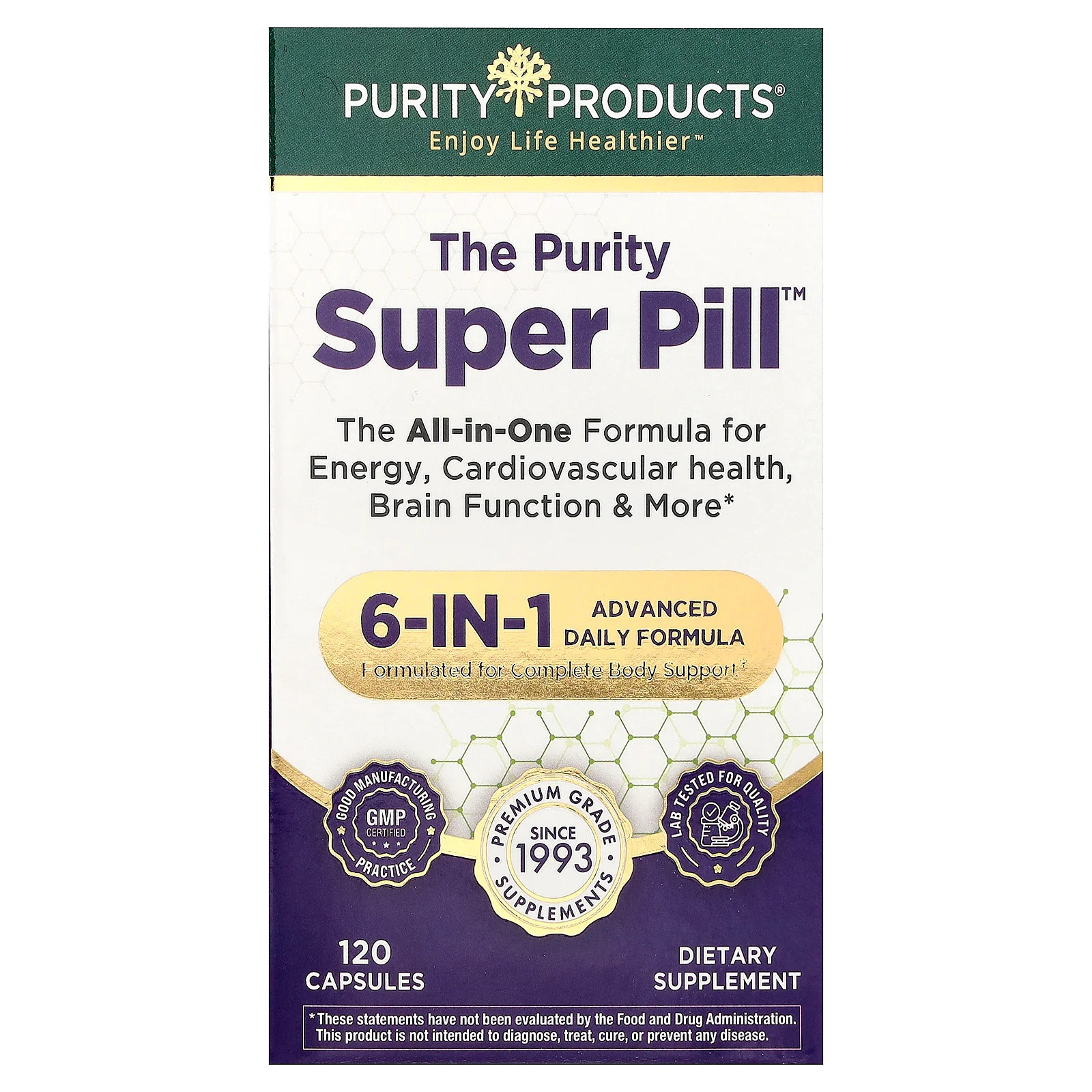 2 X Purity Products, The Purity Super Pill�, 120 Softgels
