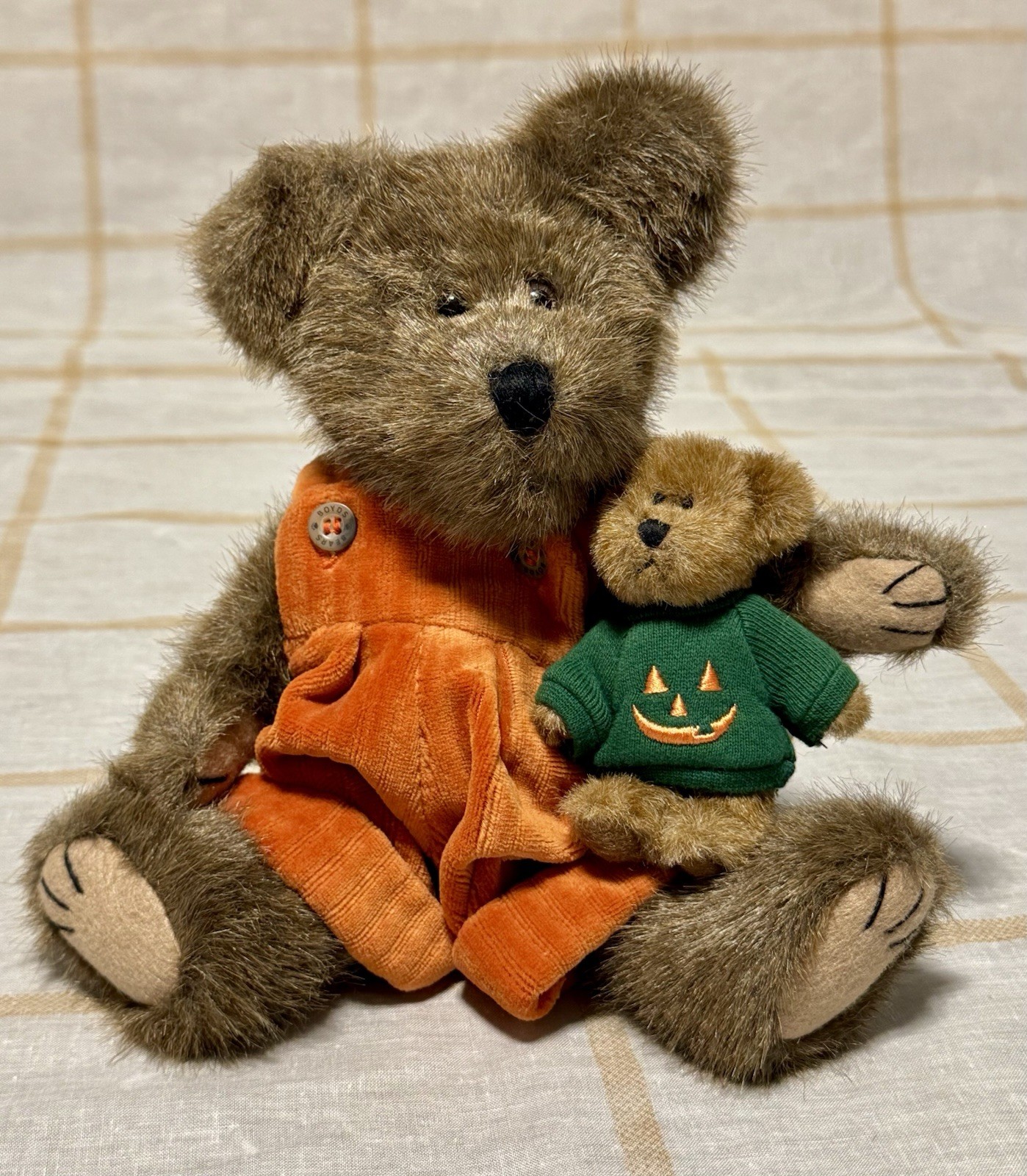 Boyd’s Bear “Autumn Fallsbeary” and RARE “Jack” Mini  Halloween 