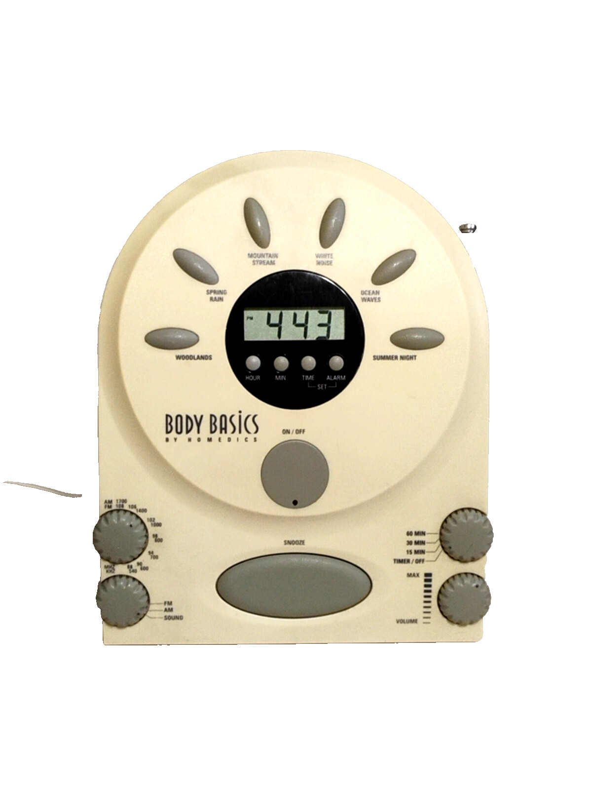 Travel Radio Alarm Clock Sleep Timer Homedics Sound-Spa Body Basics Vintage Travel Radio Alarm Clock Sleep Timer Homedics Sound-Spa Body Basics Vintage