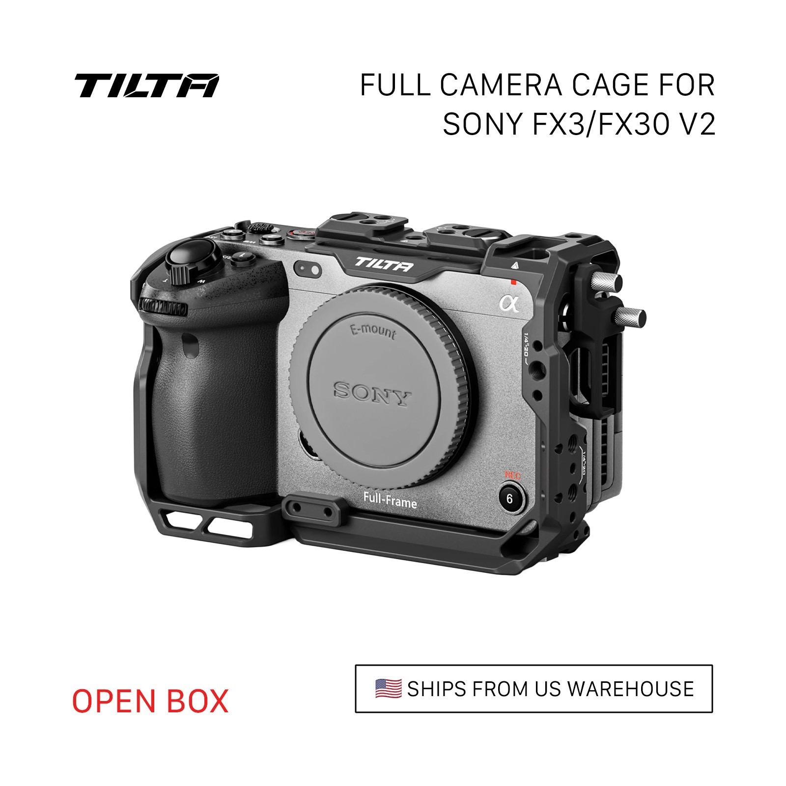 Tilta Full Camera Cage for Sony FX3/FX30 V2 Black